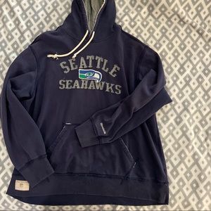 Seattle Seahawks Vintage Style Hoodie 2X